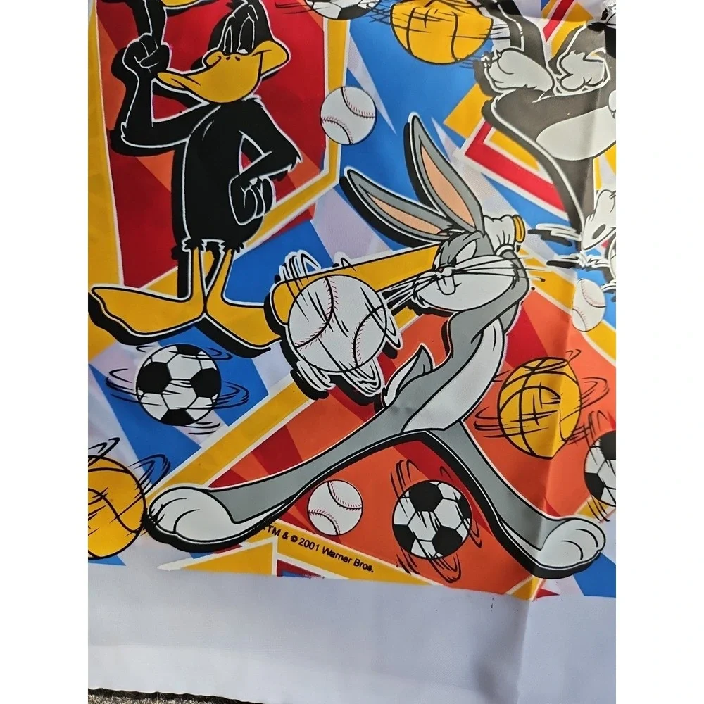 Vintage Daffy Duck Bugs Bunny Sylvester Drawstring‎ Bag Sports Nylon Y2K 38
